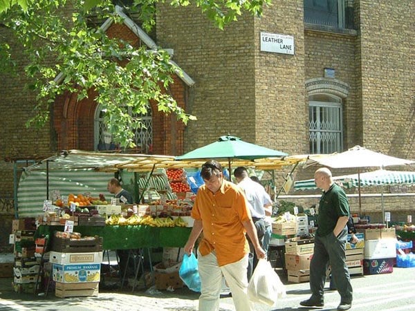 leather lane market london