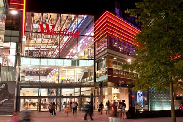 Westfield stratford shopping centre entrance