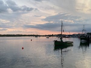 Sea between Chalkwell and Leigh on Sea