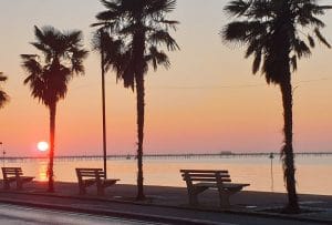 Sunrise at Southend seafront