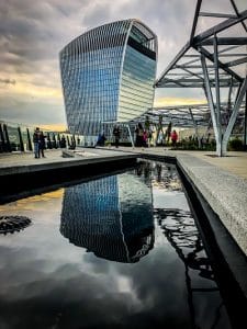 View of the Walkie Talkie in London