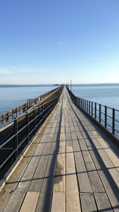Southend Pier stretching into the distance