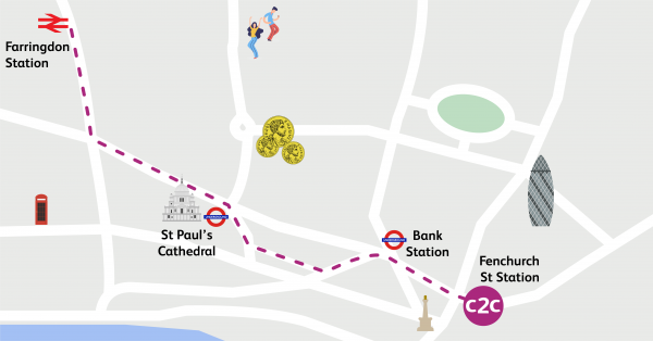 Walking Routes London Fenchurch Street To Farringdon