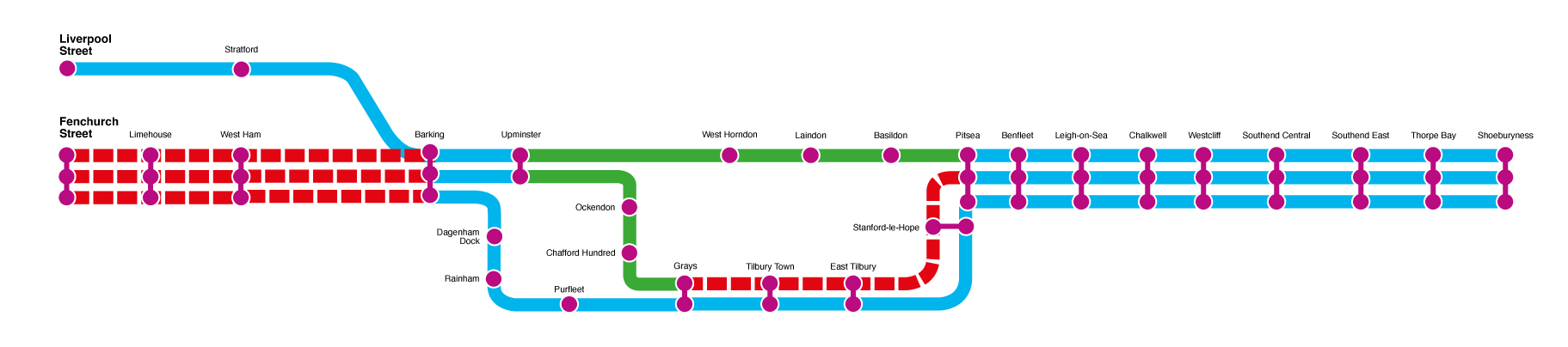 Service Alterations Map