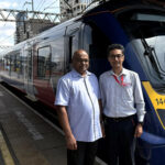 6aad2fe43d077 6aad2fe43d078london Overground And Greater Anglia Drivers At Stratford, About To Take The Greater Anglia Train Onto The London Overground Mildmay Line.jpg